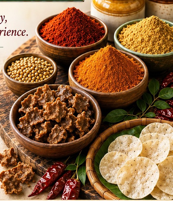 Traditional spices and homemade food products